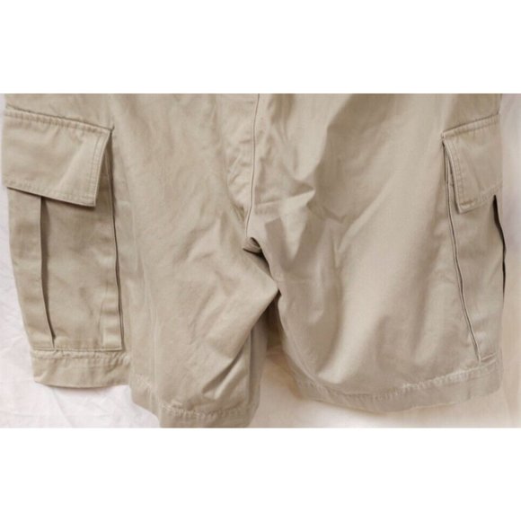 Tommy Hilfiger Mens 36 Beige Adjustable Waist Flat Front Cargo Shorts 10" Inseam - Picture 9 of 13
